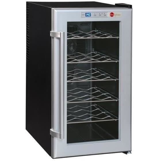 VINOSPHERE VN18C - Cave à vin de service - 18 bouteilles - Pose libre - Classe B - L 34,5 x H 66 cm