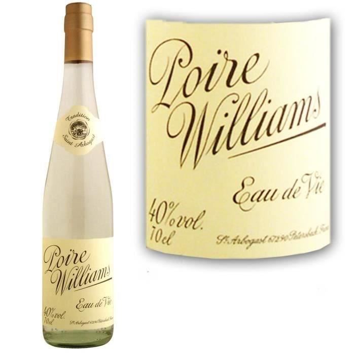 Eau de vie Poire Williams St Arbogast 40° 70cl Achat / Vente digestif