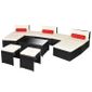 Canape Modulaire Ensembles Jeu Synthetique Meubles Pcs Noir 25 De Jardin Rotin D'exterieur hdCQBtsrxo