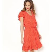 ROBE Camaieu - Robe cache-coeur à pois RULLA ROUGE POPP ROBE Camaieu - Robe cache-coeur à pois RULLA ROUGE POPP