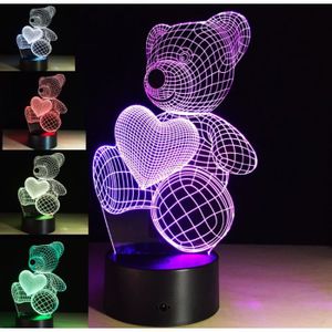 Usb Bureau De Couleurs Lampe Changement 3d Led Nuit Décoration 7 PiZkXOuT