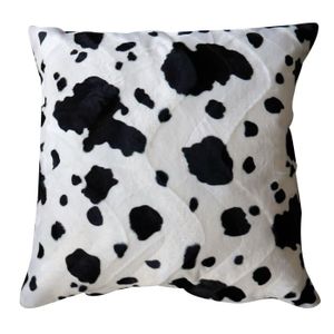 COUSSIN O'CBO Coussin déhoussable fourrure Vache - 57 x 57