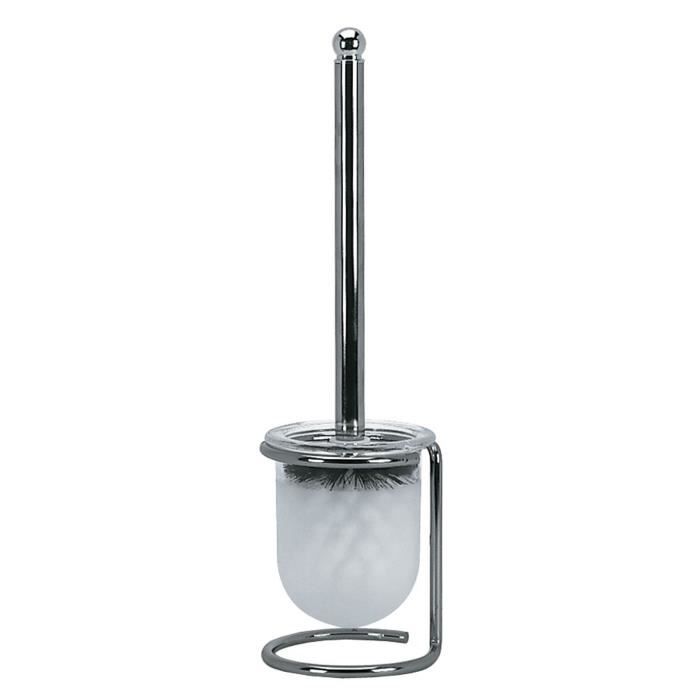 SPIRELLA Porte balai WC Level - 40 x 11 x 11cm - Blanc