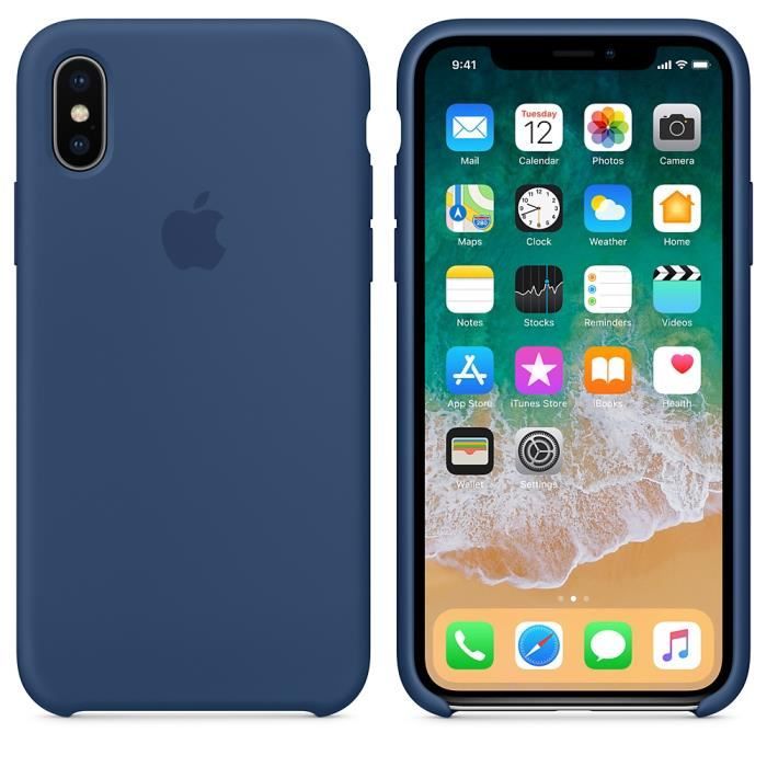 coque silicone iphone x bleu coque silicone iphone x bleu