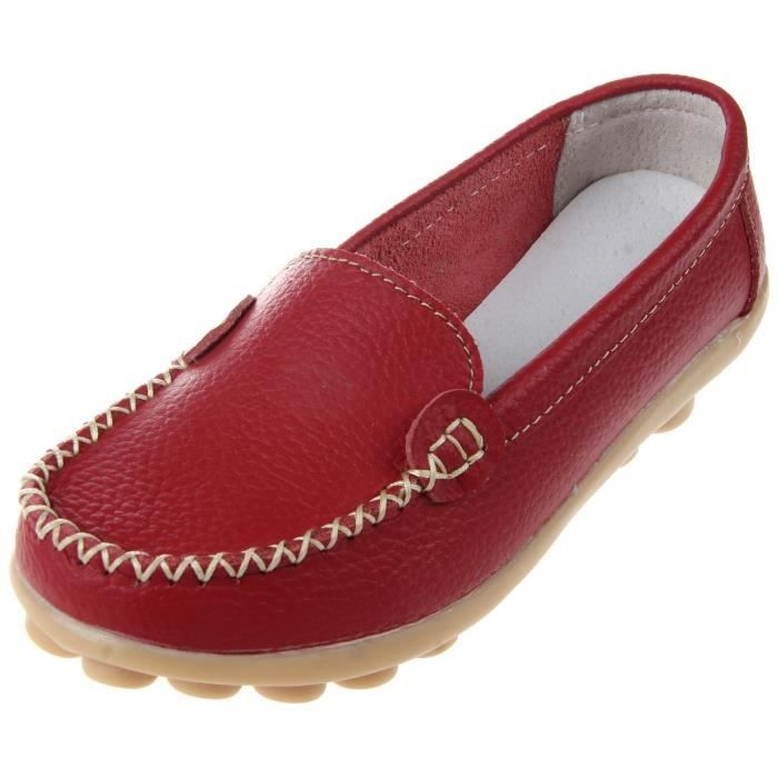 Pour Travel Independent 100 Plat Chaussures In Cuir Veritable non Talon Nouveau A Lacet trav En Confortable 7Zqxg