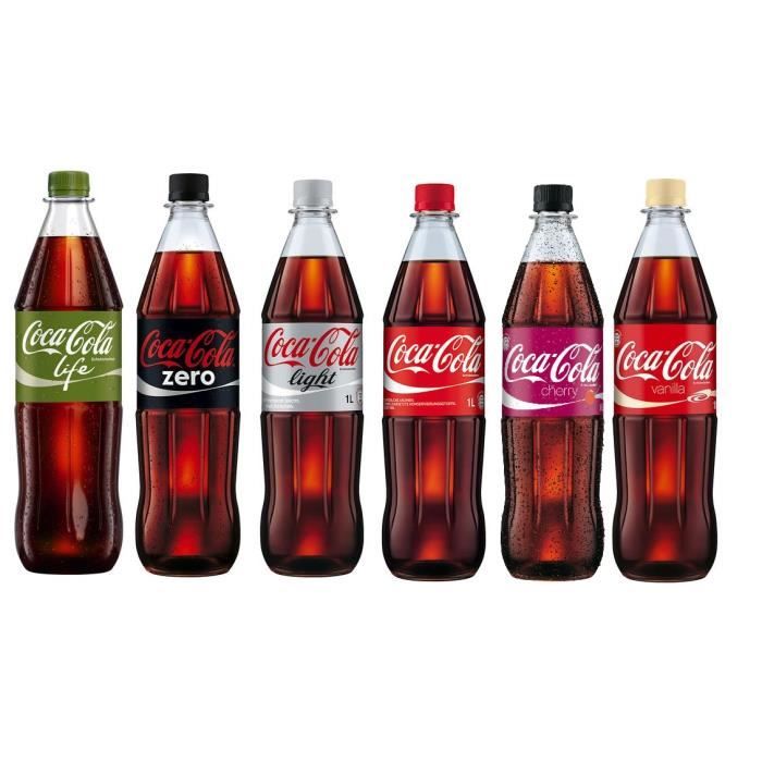 Coca Cola boissons 6 x 1 litres bouteilles  Achat / Vente soda  thé