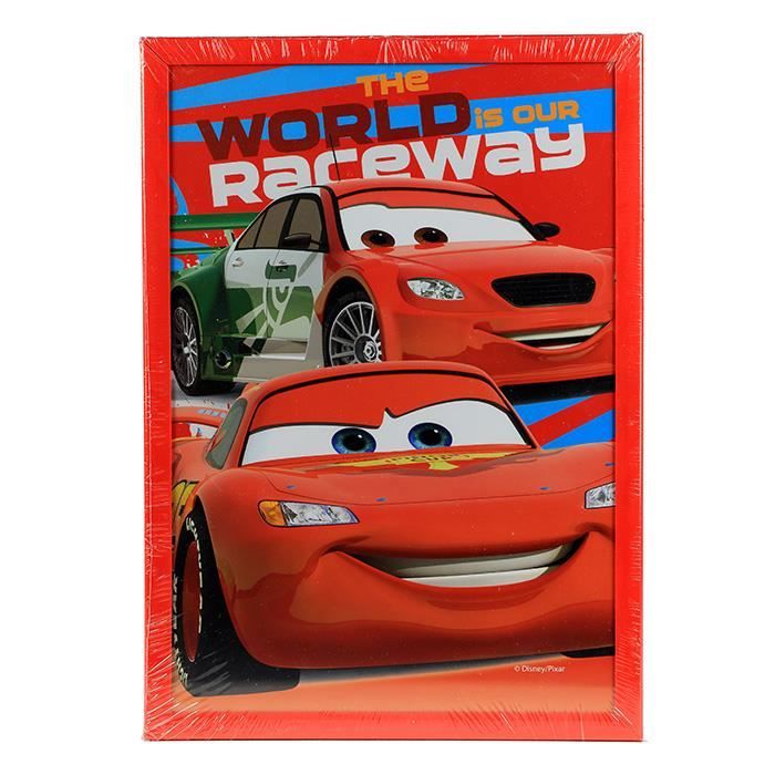 Cadre Mural Pour Enfant 30 X 21 Cm Modèle Cars Achat Vente