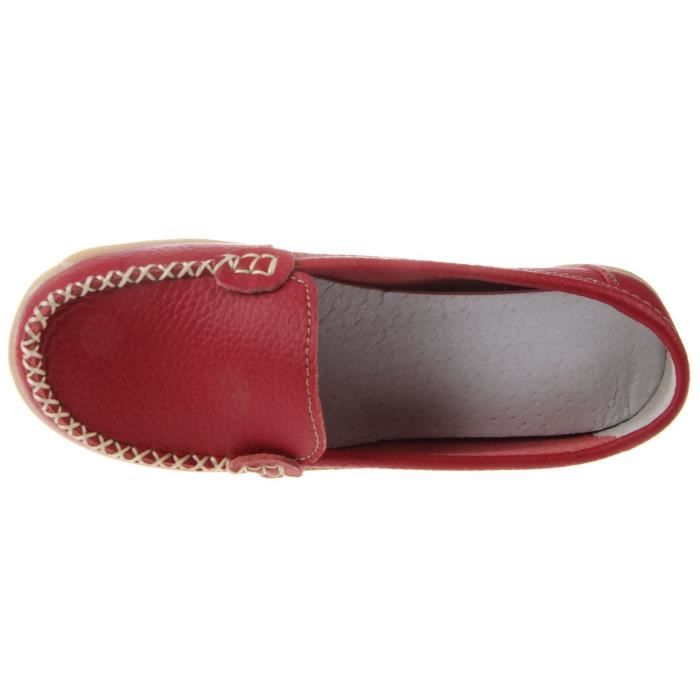 Pour Travel Independent 100 Plat Chaussures In Cuir Veritable non Talon Nouveau A Lacet trav En Confortable 7Zqxg