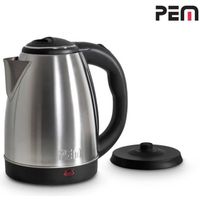 BOUILLOIRE ÉLECTRIQUE PEM KT-161 Bouilloire sans fil en Inox - 1500W - 1 BOUILLOIRE ÉLECTRIQUE PEM KT-161 Bouilloire sans fil en Inox - 1500W - 1