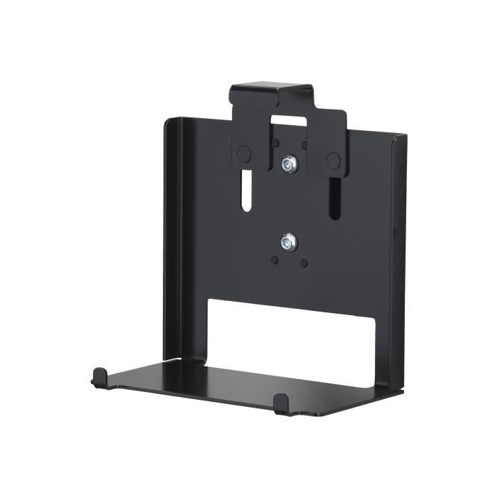 SOUNDXTRA Support mural pour haut-parleur - Noir - Construction en acier et ABS