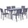 Table de jardin aluminium 10 personnes