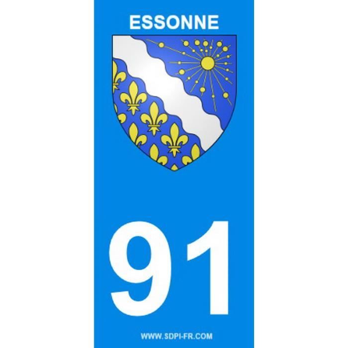 STICKZIF 2 Autocollants Région Département 91 Version 2 SR91-1