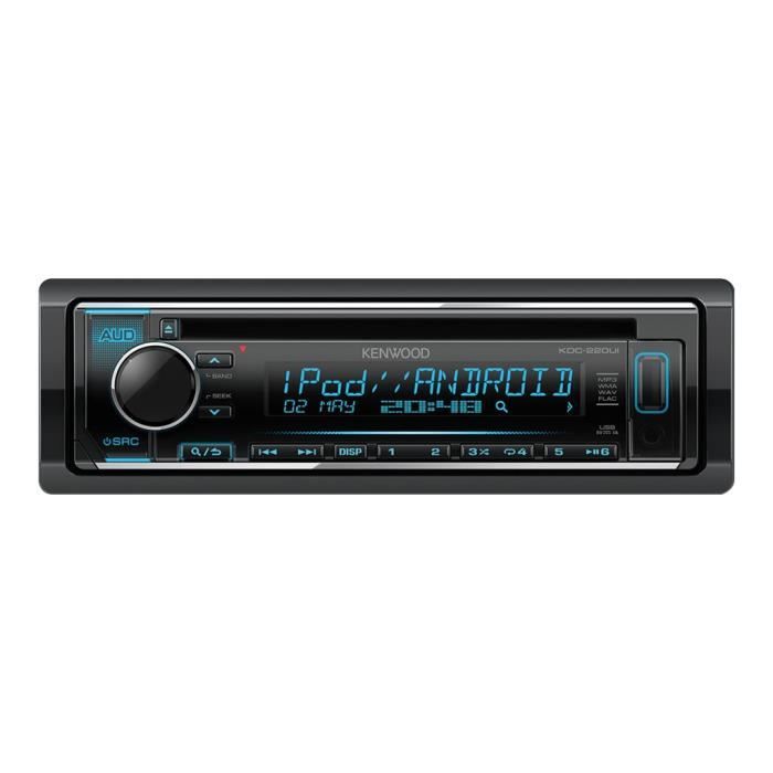 KENWOOD Autoradio KDC-220UI - CD - USB - Iphone