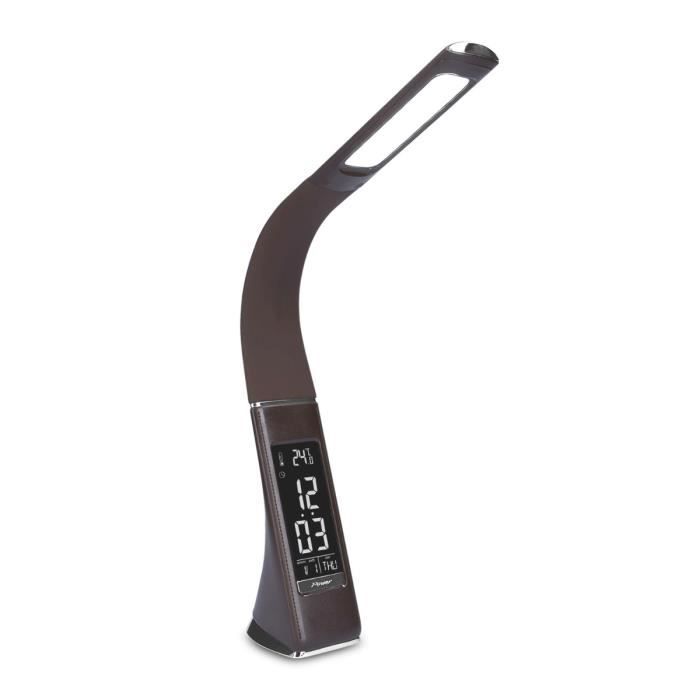 Led Table De Cuir 3 Kwmobile Simili Éclairage Lampe Flexible En DH2W9YEI