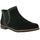 CAPRICE Bottes en cuir féminin en Chelsea noir 9-2
