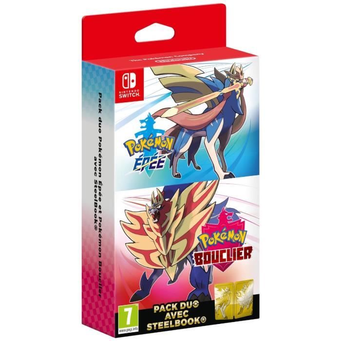 Double Pack Pokémon Épée & Pokémon Bouclier Jeux Switch