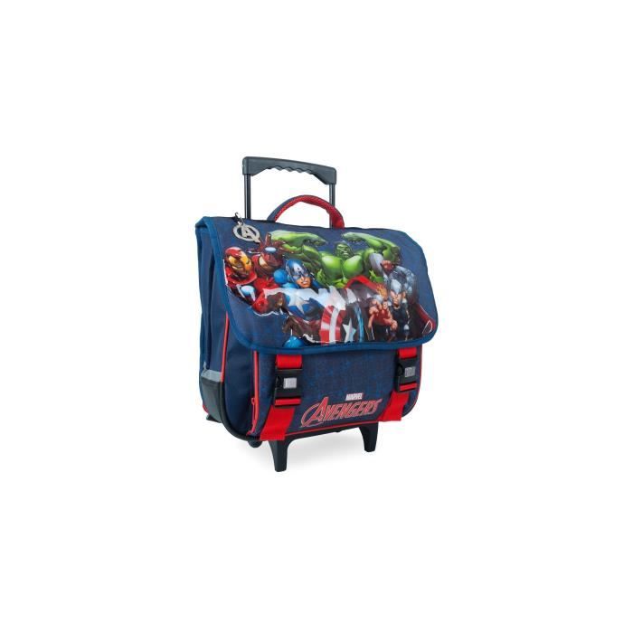 AVENGERS Trolley 2 compartiments - Primaire - Garçon - 38 cm - bleu