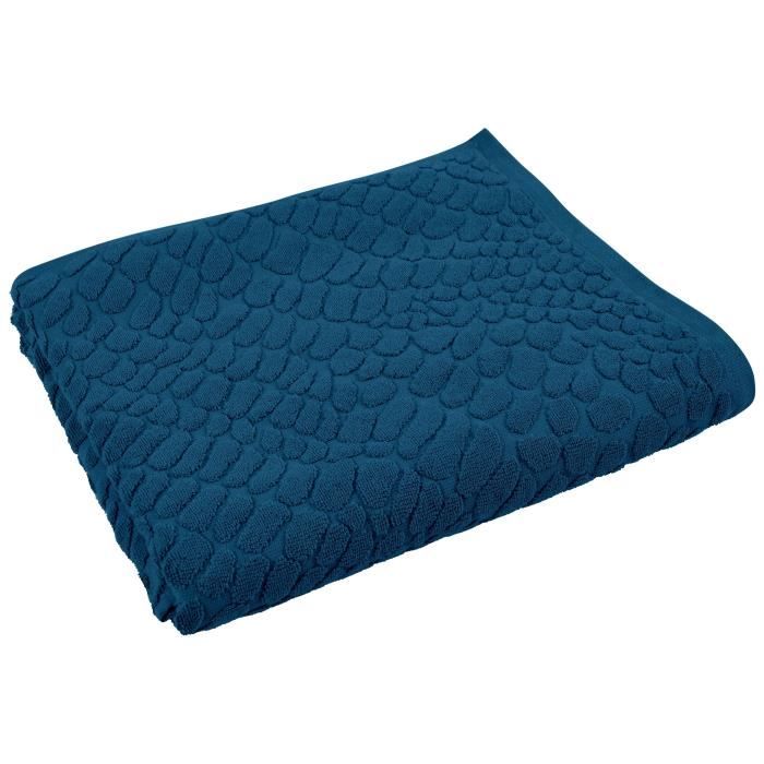 VENT DU SUD Drap de bain THALIA - 100x140 cm - Bleu cobalt