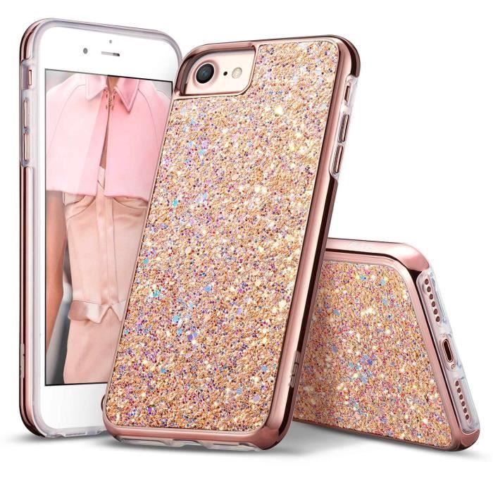 coque iphone 8 plus glitter rose coque iphone 8 plus glitter rose