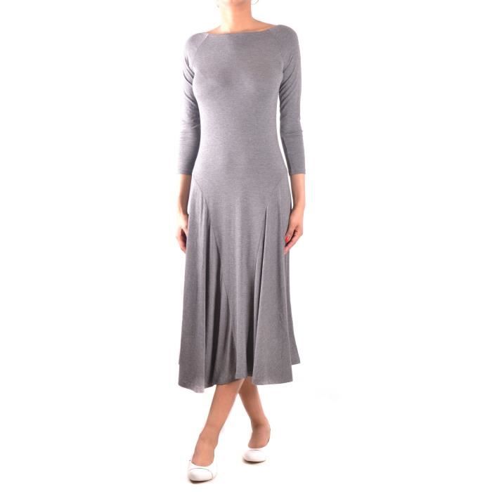 RALPH LAUREN FEMME MCBI251231O GRIS VISCOSE ROBE ... RALPH LAUREN FEMME MCBI251231O GRIS VISCOSE ROBE