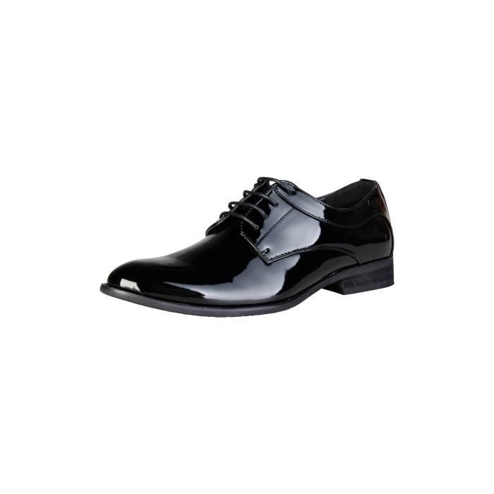 Vernies Noir Derby Cardin P 44 Pierre Chaussures qwtAI67
