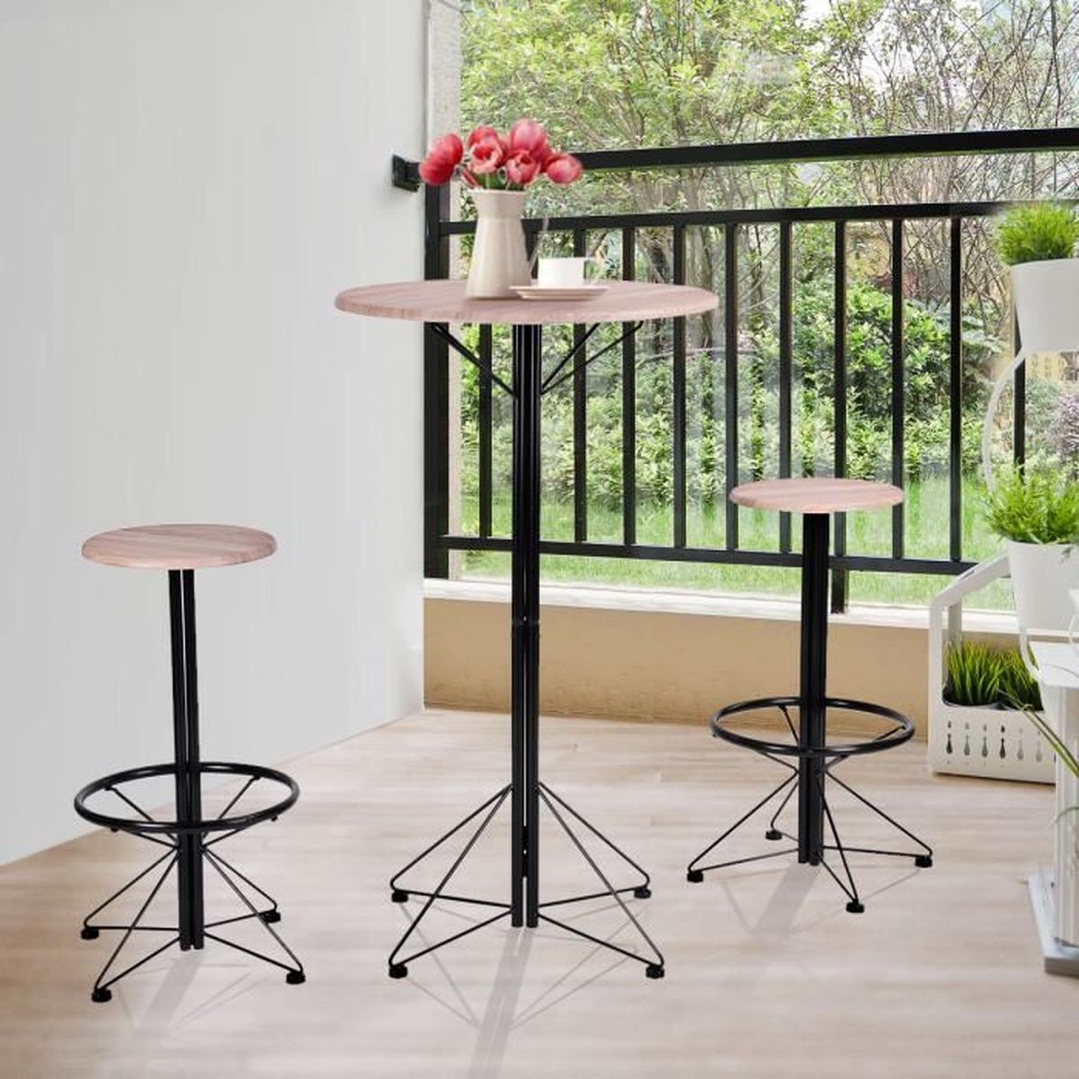 Table haute exterieur mange debout - Achat / Vente pas cher