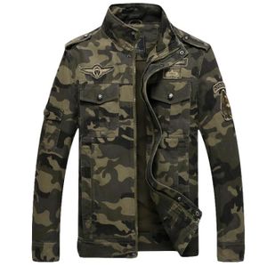 Blouson Col Homme En Veste Standup Camouflage Homm qAXwWtH