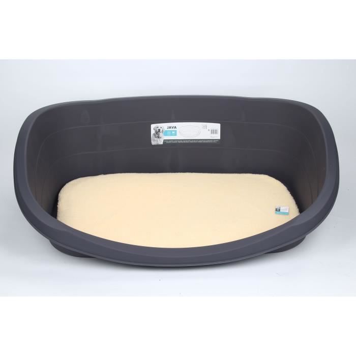 MPETS Corbeille Java en plastique S - Marron - Pour chien