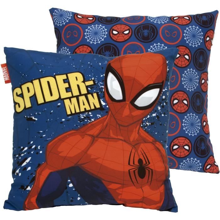 AVENGERS Coussin Carré Confort Spiderman - 40x40 cm