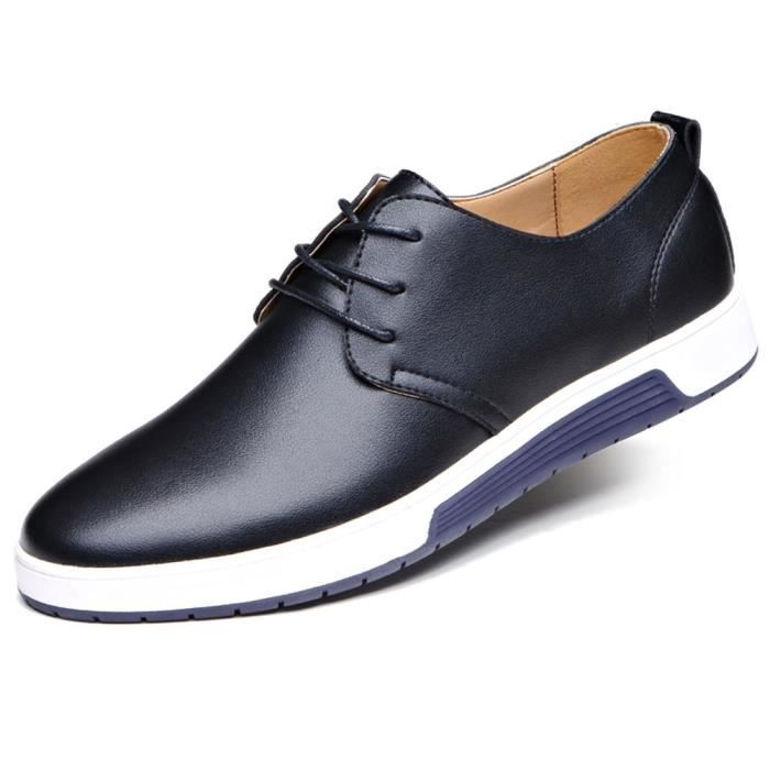 Cuir mode Casual Chaussures De Mariage Shoes Business Kjl3149 En Hommes Plates Modehall YEwq6dY