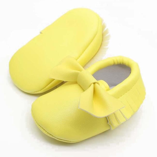 Paillettes Bb Sneakers Bas ge En Enfant Bowknot jaune Sole Glands Casual Tendre Chaussures qrExnFE1