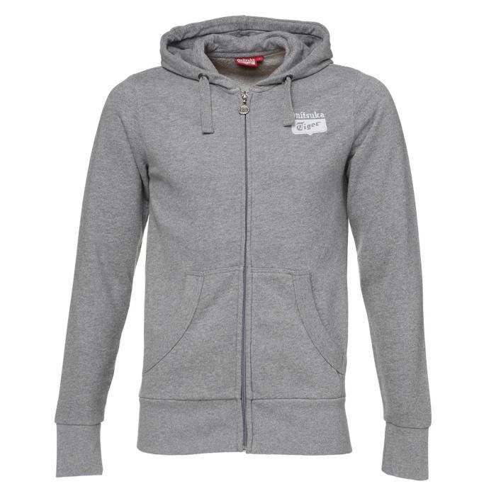 ASICS Veste zippé à capuche Homme - Gris