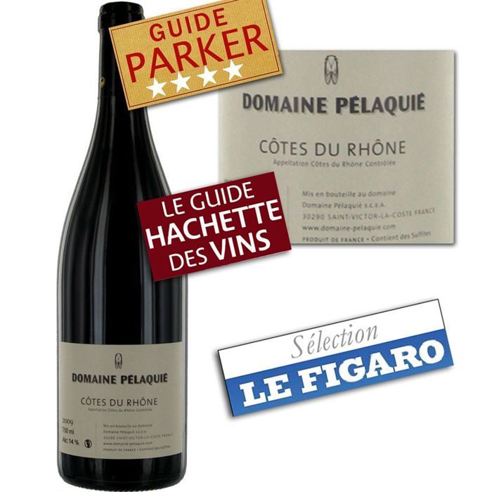 Pélaquié 2009   Achat / Vente VIN ROUGE Domaine Pélaquié 2009