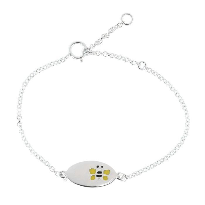 MONPLAISIR Gourmette Enfant Jaune et noir   Achat / Vente BRACELET