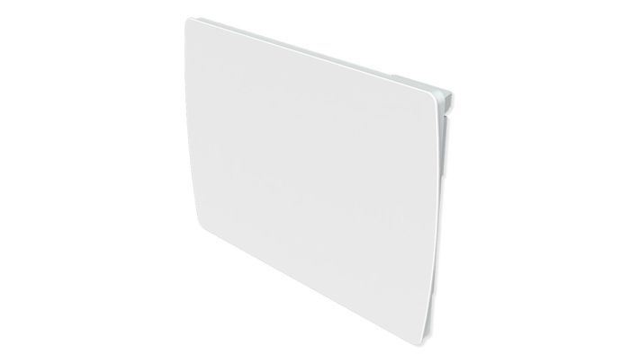 CARRERA Jarpa 1000 watts Radiateur électrique à inertie céramique - Programmation LCD - Façade en verre blanc