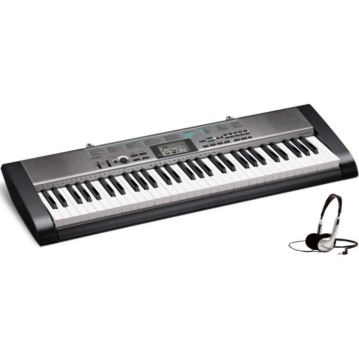 CASIO CTK-1300AD Clavier standard 61 touches dynamiques + Casque