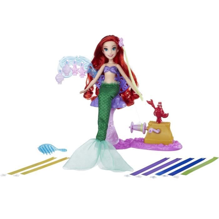DISNEY PRINCESSES - ARIEL Coiffures Créations - Poupée 30cm