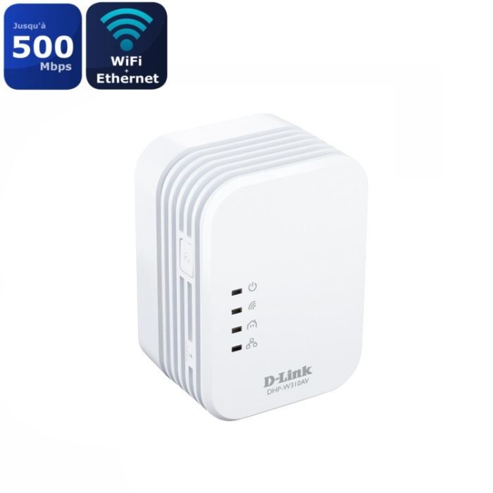 D-Link Mini CPL 500mbps Wifi DHP-W310AV x1