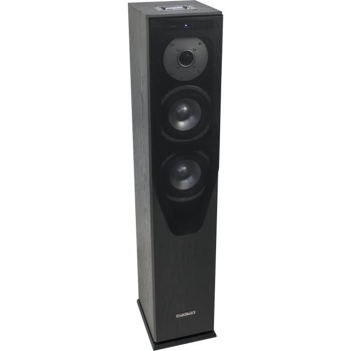 MADISON CENTER120BK Colonne centrale amplifiée 13 cm - 120W avec USB/SD/Bluetooth - Noir