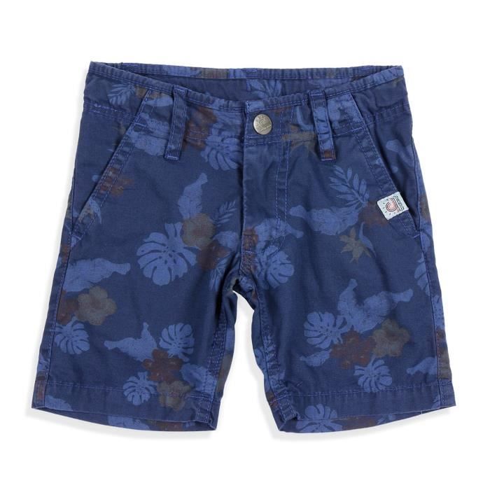 LONGBOARD Bermuda Polynesian Visa Bleu Enfant garçon