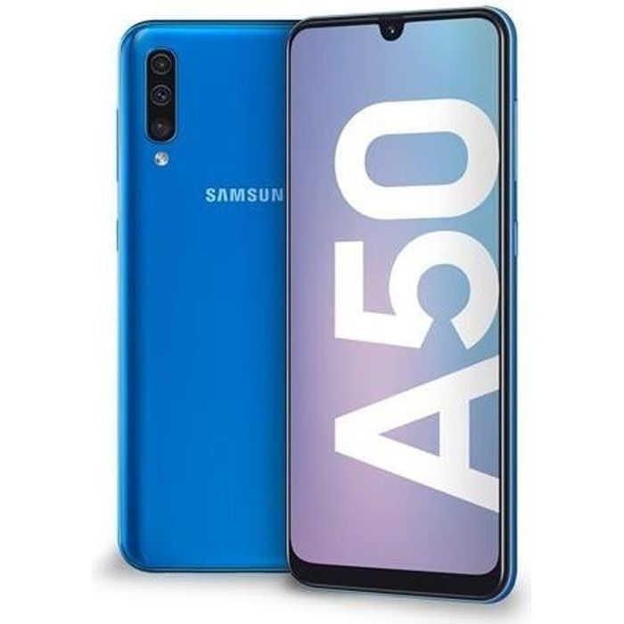 Smartphone Samsung Galaxy A50 - 128 Go - Bleu