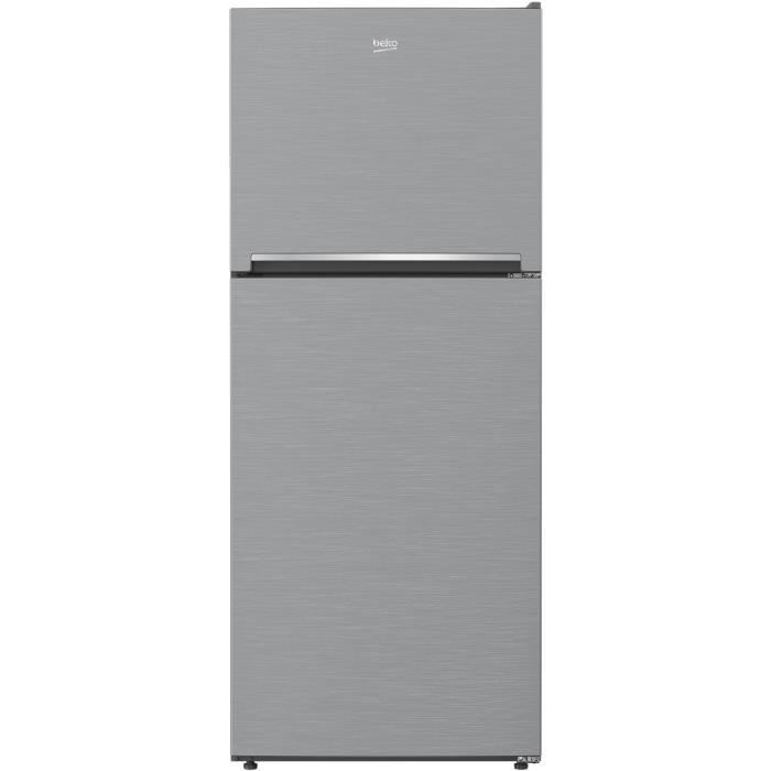 BEKO RDNT440I20BS -Réfrigérateur congélateur haut-392 L (286L + 106 L)-Froid total no frost-A+-L70 x H 172 cm-Silver brossé