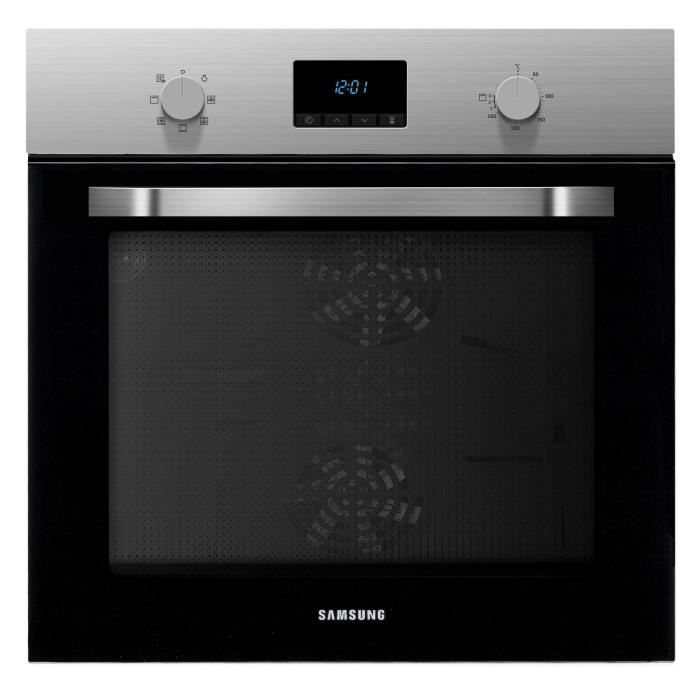 SAMSUNG NV70K1340BS - Four électrique encastrable - Chaleur pulsée - 70L - Catalyse - A - Inox