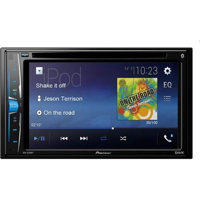 PIONEER AVH-A200BT Autoradio vidéo DVD & Bluetooth
