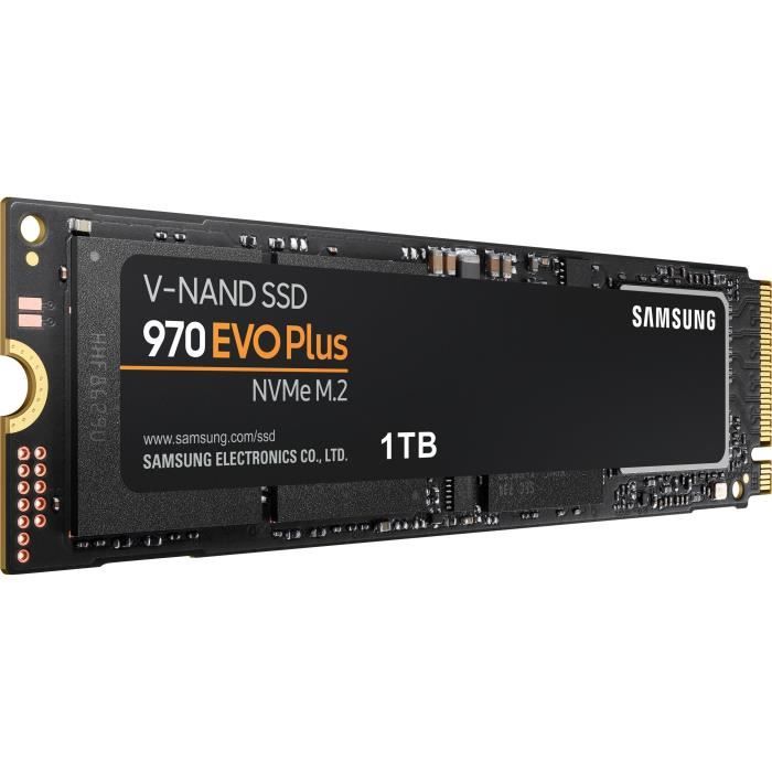 SAMSUNG - SSD Interne - 970 EVO PLUS - 1To - M.2 (MZ-V7S1T0BW)