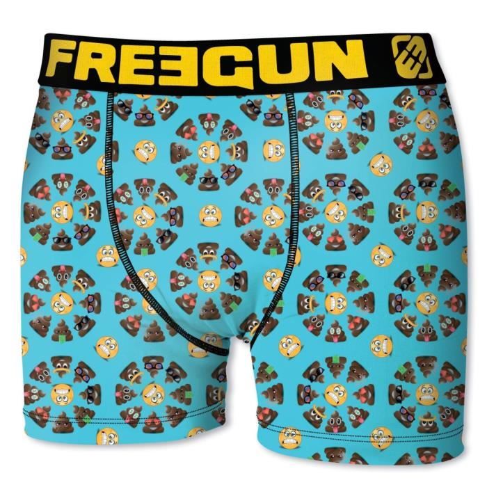 FREEGUN Boxer Bleu Enfant Garçon