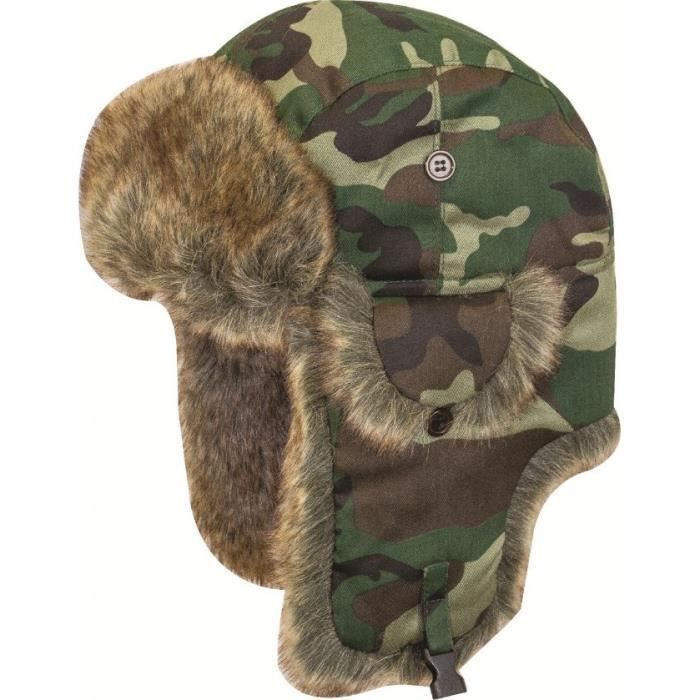 HIGHLANDER Bonnet Aviateur Tree Camouflage Homme