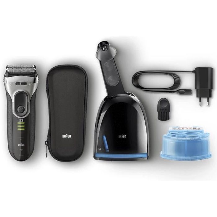 Braun Series 3 3090 Rasoir Électrique avec Station Clean & Charge