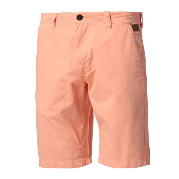 LONGBOARD Bermuda Beach and City Orange corail Homme