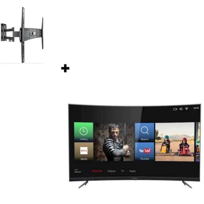 THOMSON 55UZ6096 TV LED UHD 4K + MELICONI Curved 400DR